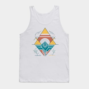 Bohemian Style Geometric Triangle Tank Top